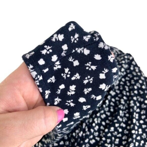 Brooks Brothers Blue Floral Jersey Sheath Mini Dress - Picture 6 of 8